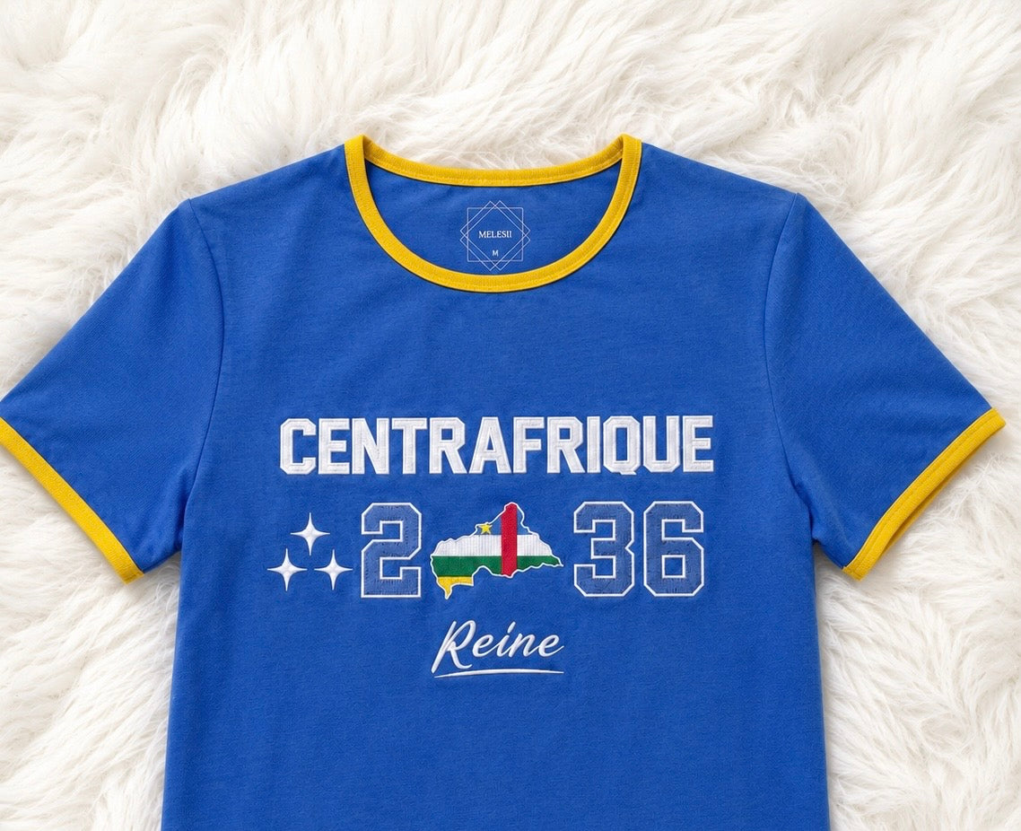 Centrafrique Embroidered Baby Tee