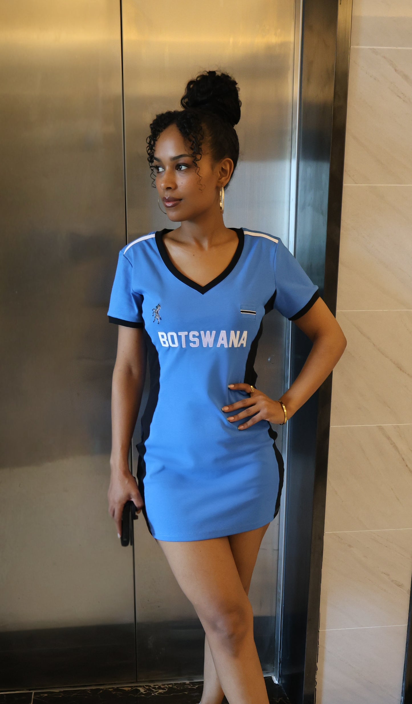 Botswana Jersey Dress (PRE ORDER) Shipped in 2-3 weeks