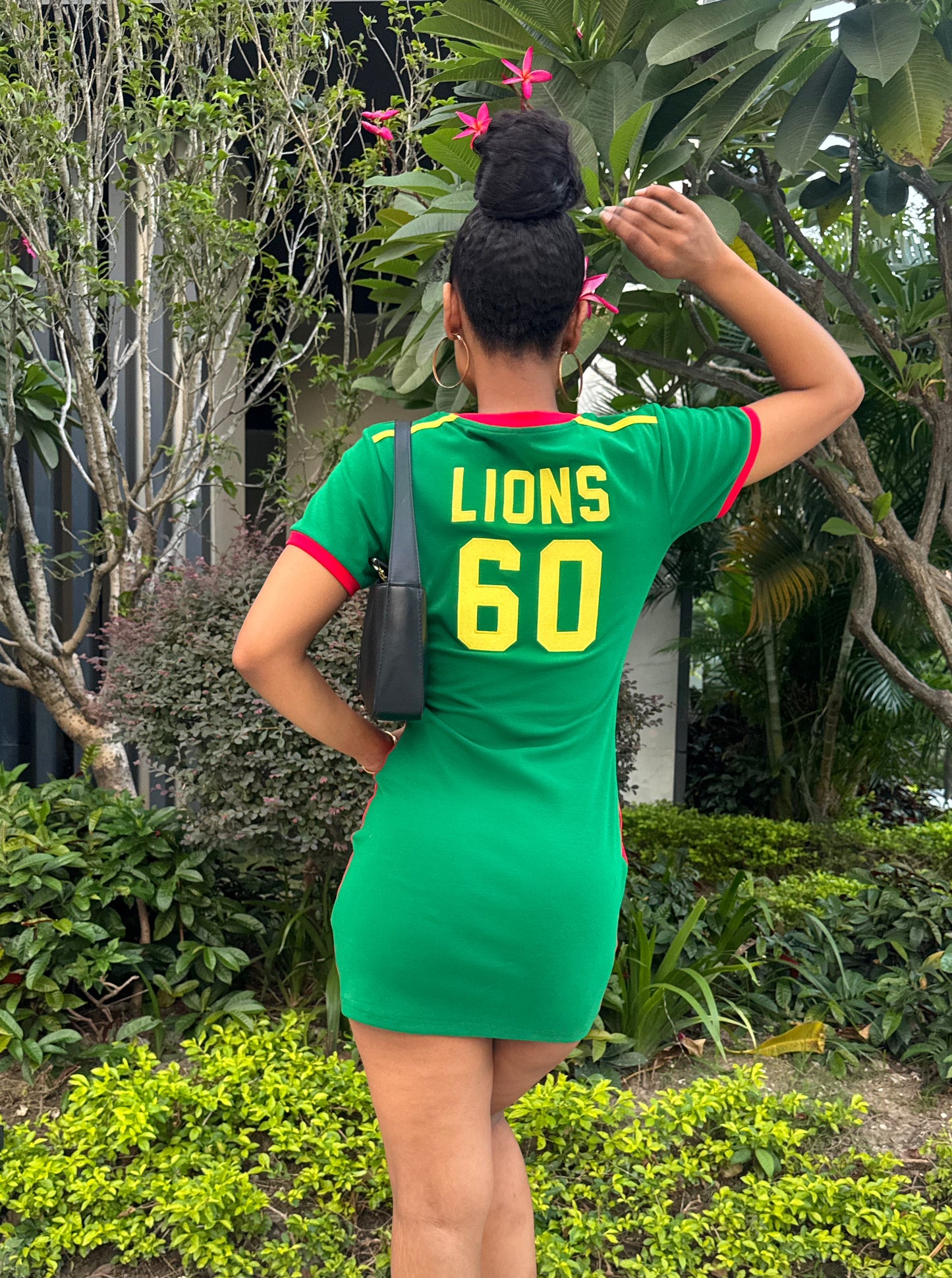 Cameroon Jersey Dress (PRE-ORDER) Shipped in 2-3 weeks