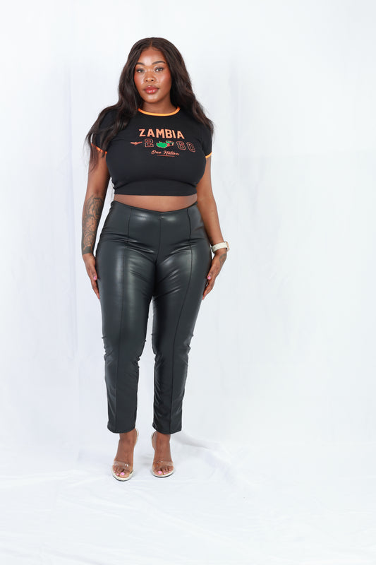 Zambia Embroidered Baby Tee