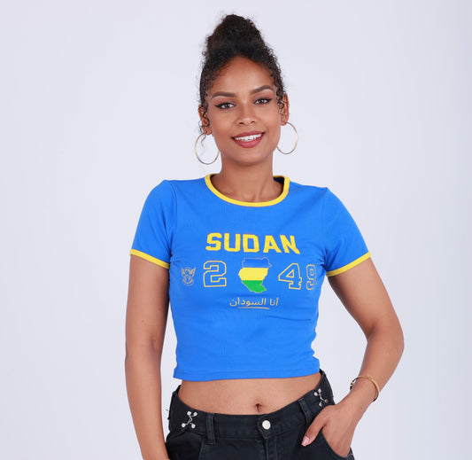 Former Sudan Flag Printed Baby Tee