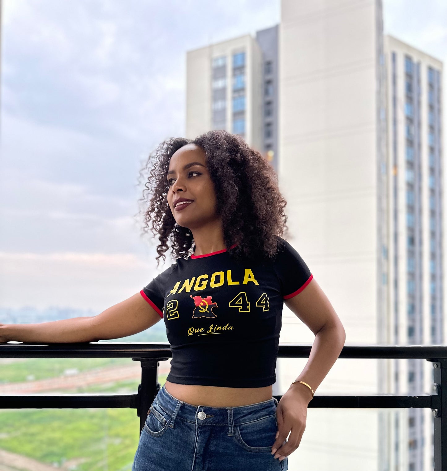 Angola Printed Baby Tee