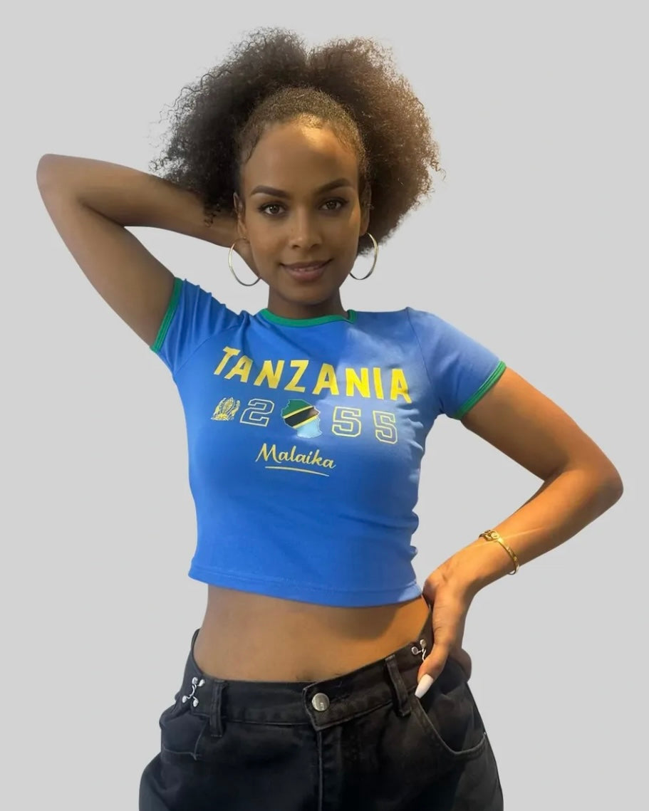 Tanzania Printed Baby Tee