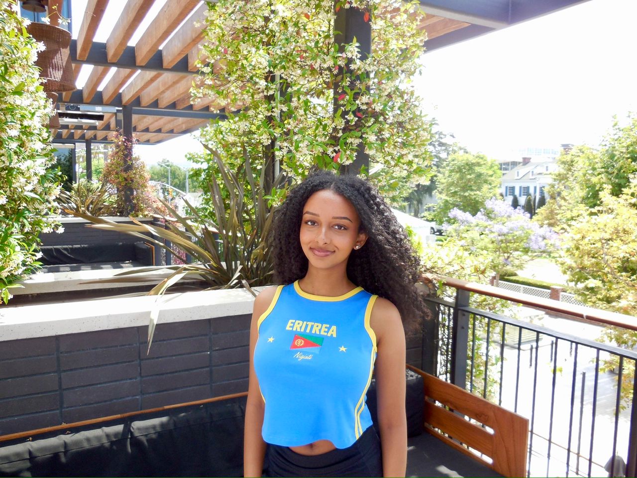 Eritrea Embroidered Tank Top