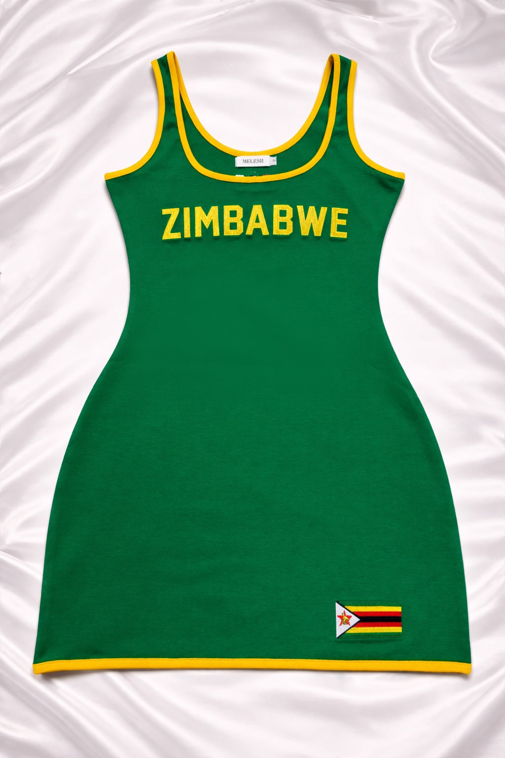Zimbabwe Tank Dress (Green)