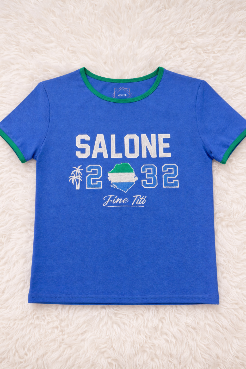 Salone Embroidered Baby Tee