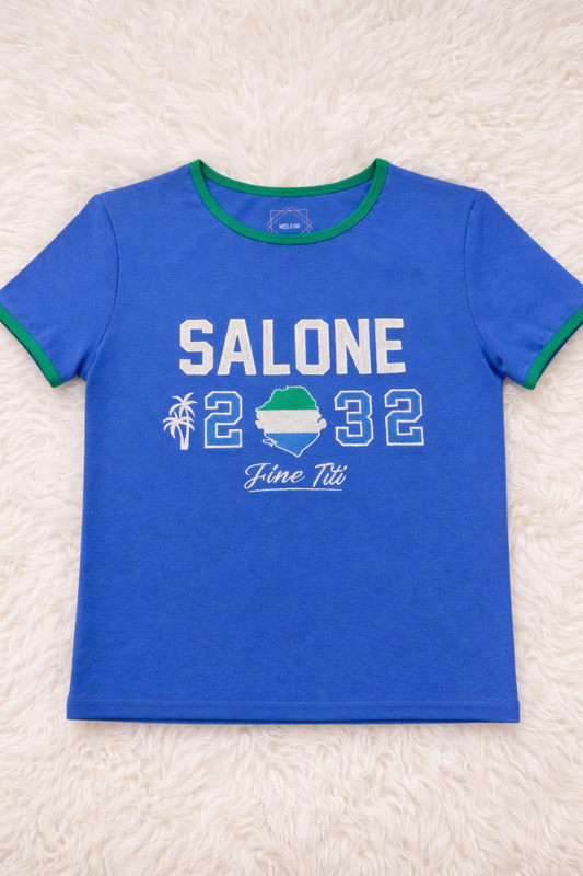 Salone Embroidered Baby Tee