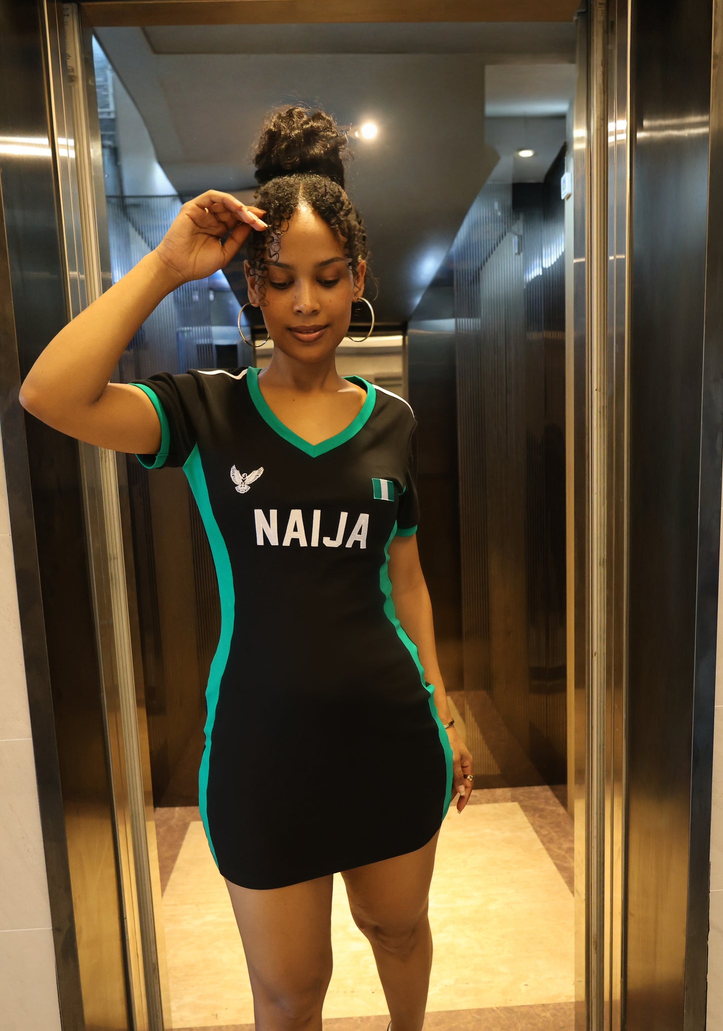 Naija Jersey Dress(PRE-ORDER) Shipped in 2-3 weeks