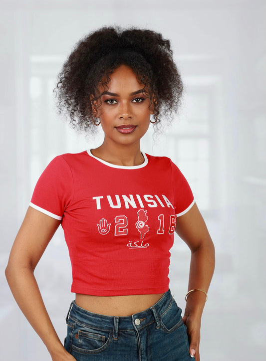 Tunisia Embroidered Baby Tee