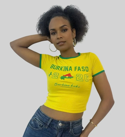 Burkina Faso Printed Baby Tee