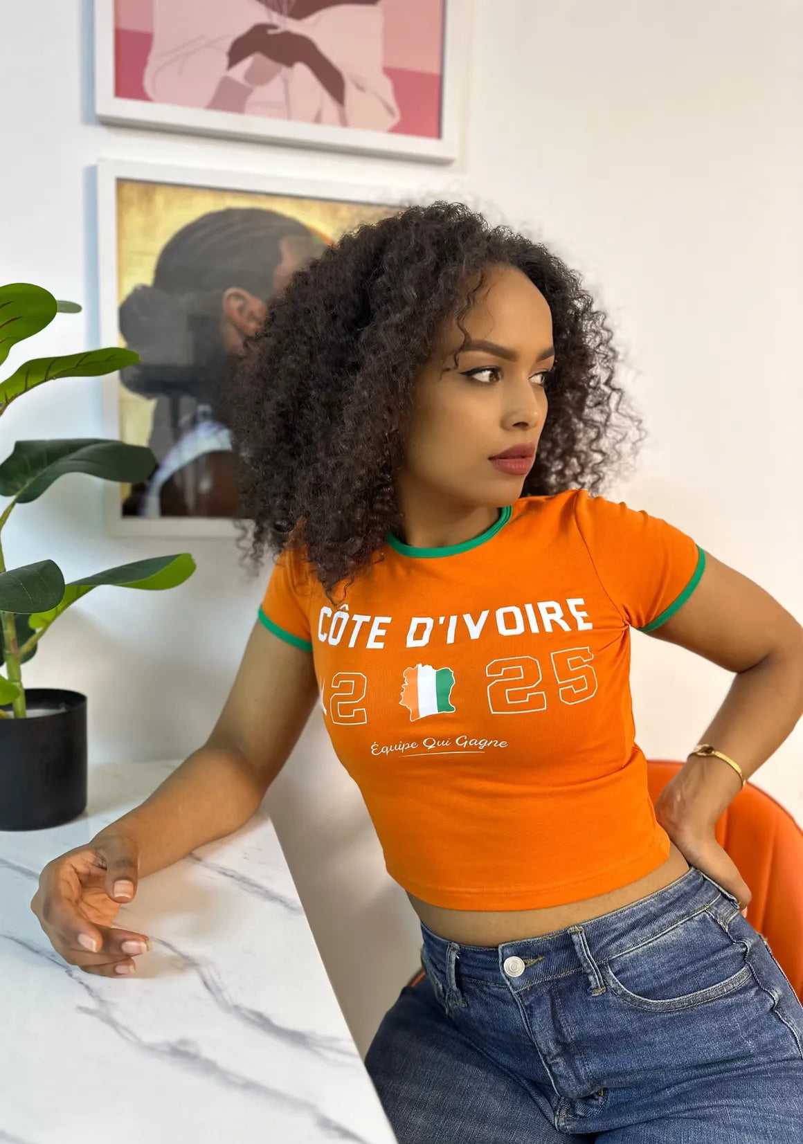 Cote D'Ivoire Printed Baby Tee